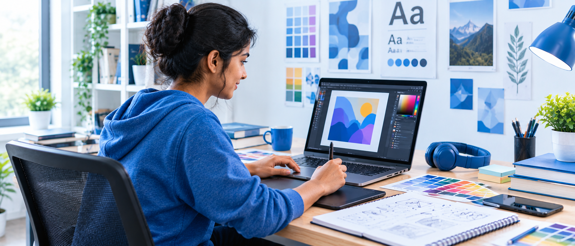 Graphic design as one of the online jobs that pay weekly