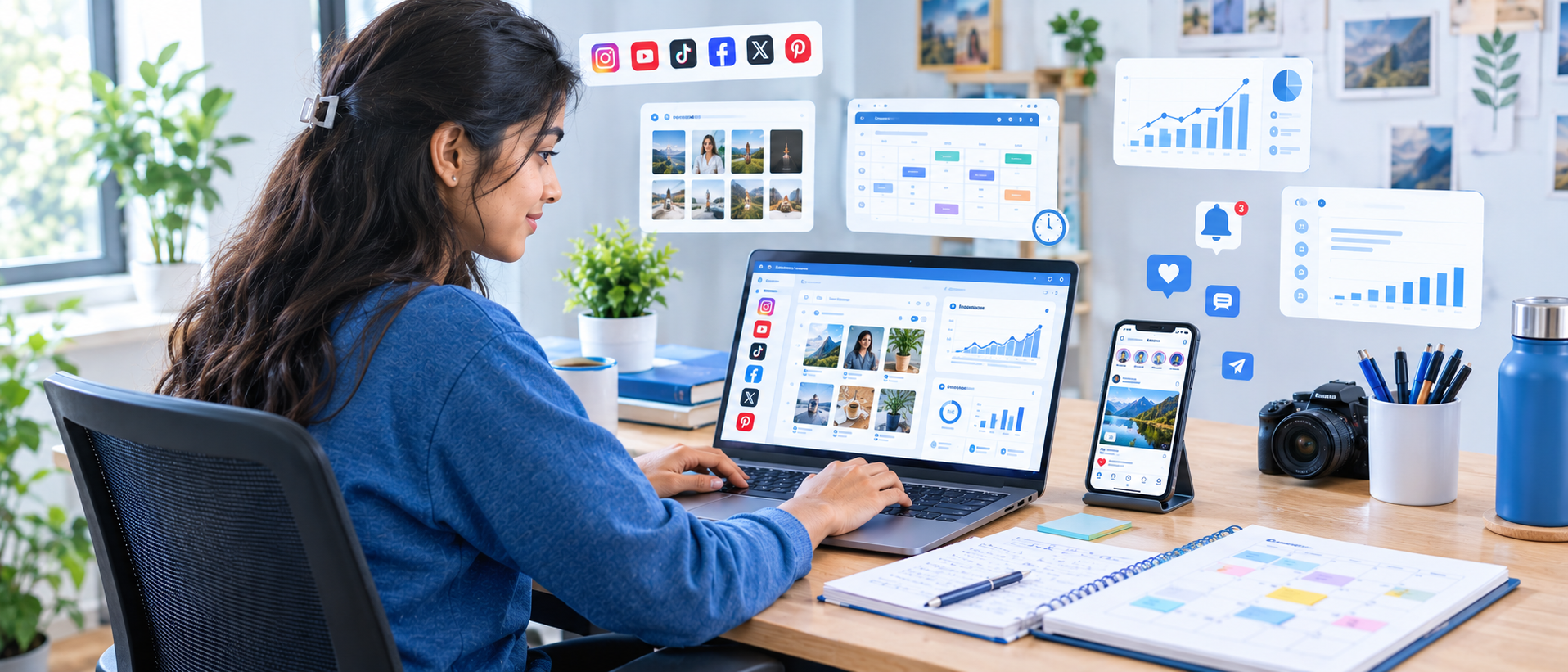 Social media management as one of the online jobs that pay weekly