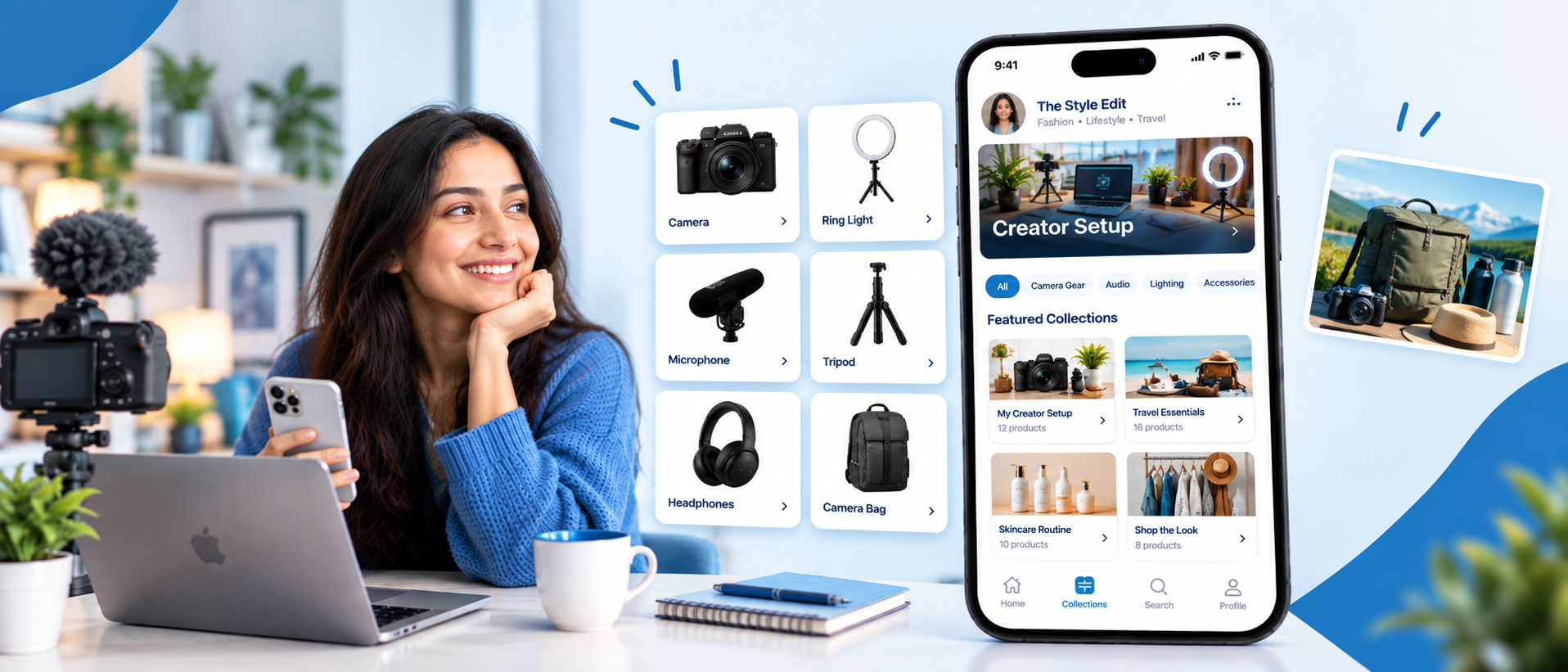 creator storefront ideas for product collections