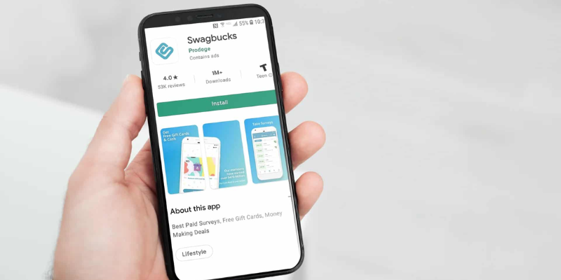 Survey apps to earn money: Swagbucks surveys and earning activities