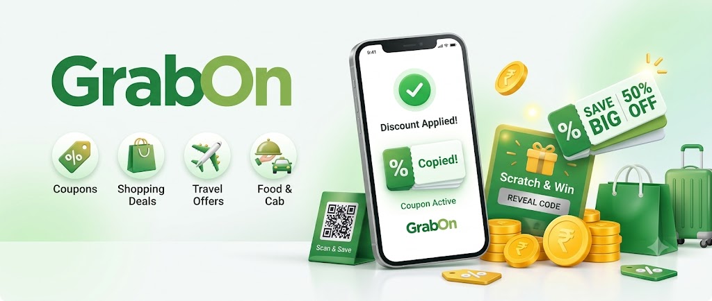GrabOn among shopping reward apps in India for coupons and deals