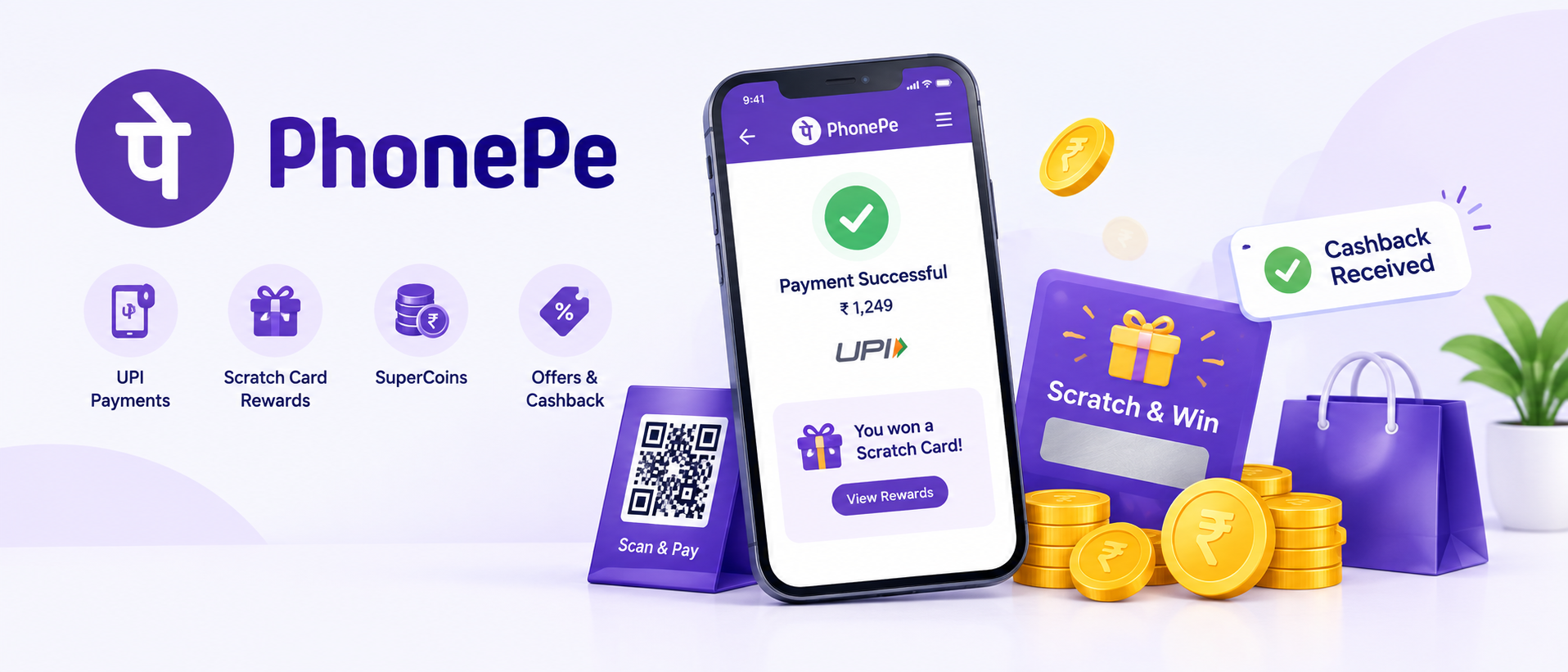 PhonePe among shopping reward apps in India offering UPI rewards