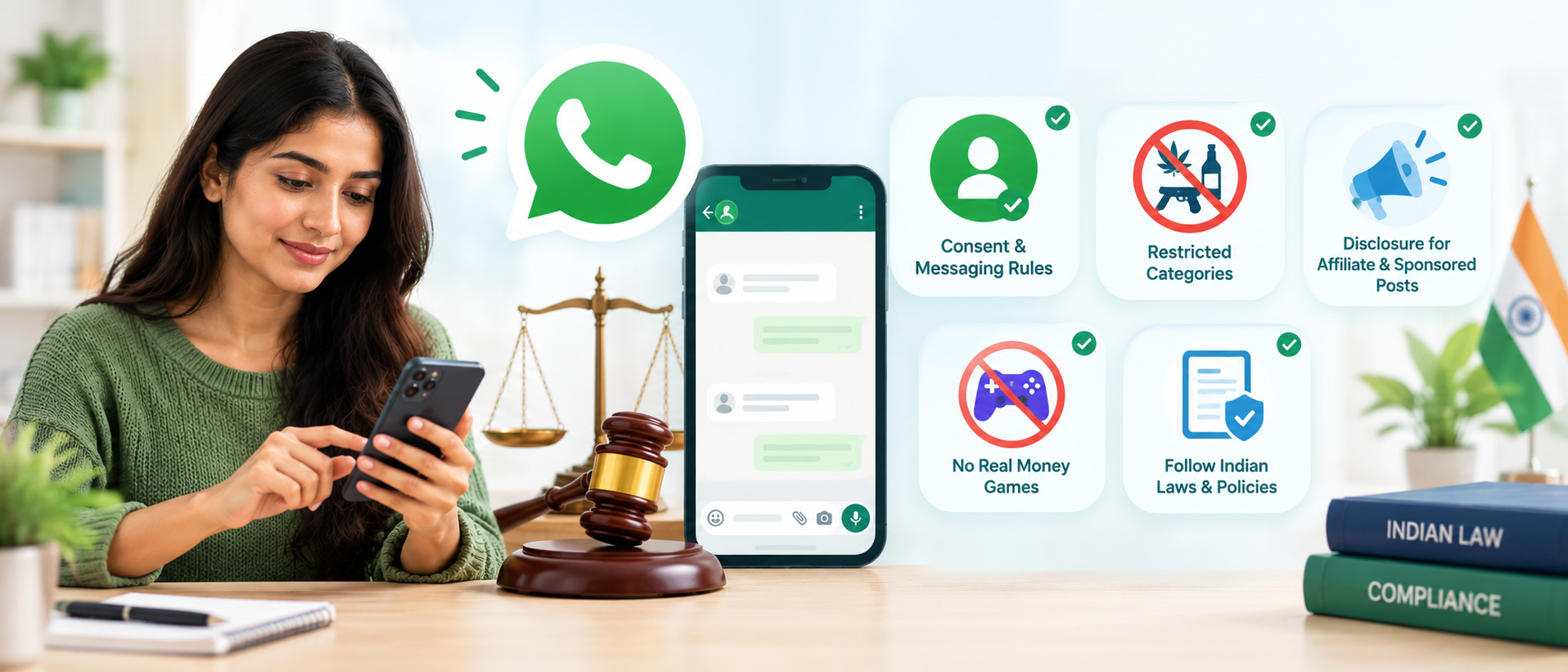 Make money from WhatsApp in India legally through compliant earning methods