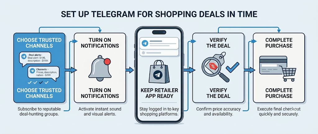 Best time to find Telegram deals with Telegram notifications