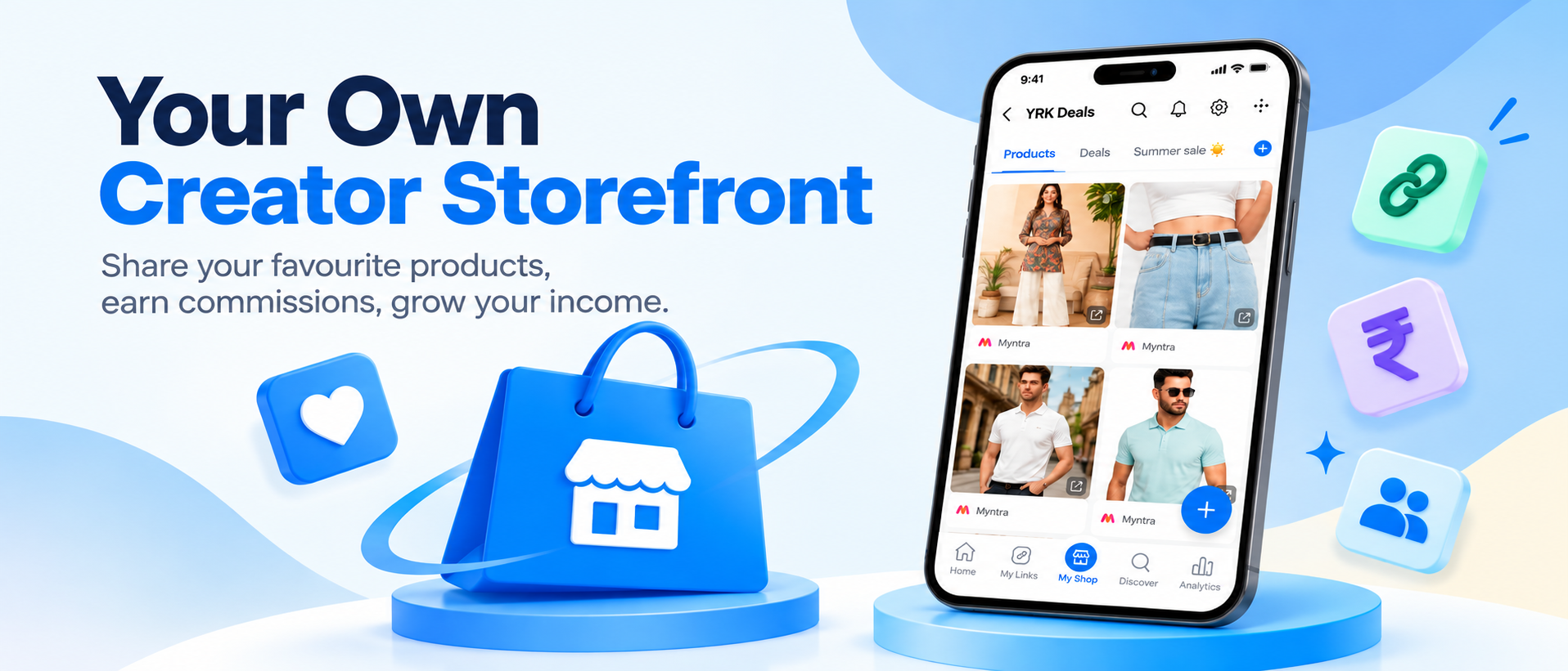 creator storefront ideas for connecting content with products