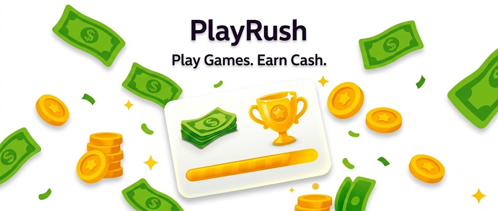 PlayRush free games that pay real money in India