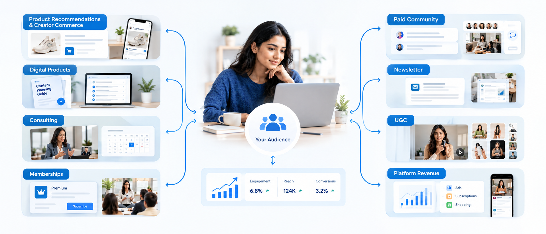 monetize audience without sponsorships with a diversified creator revenue stack